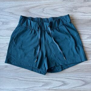 Lululemon Teal Elastic Waist Shorts